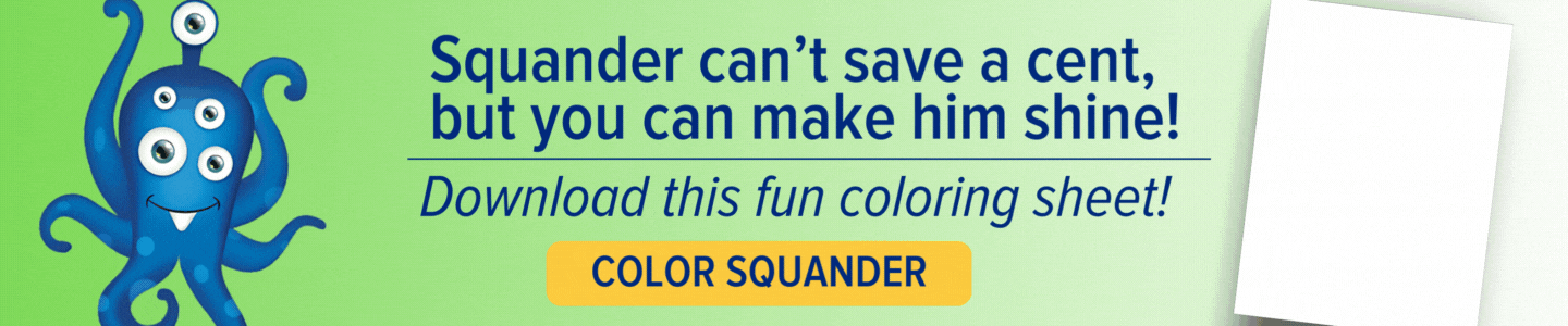 Squander Coloring Sheet