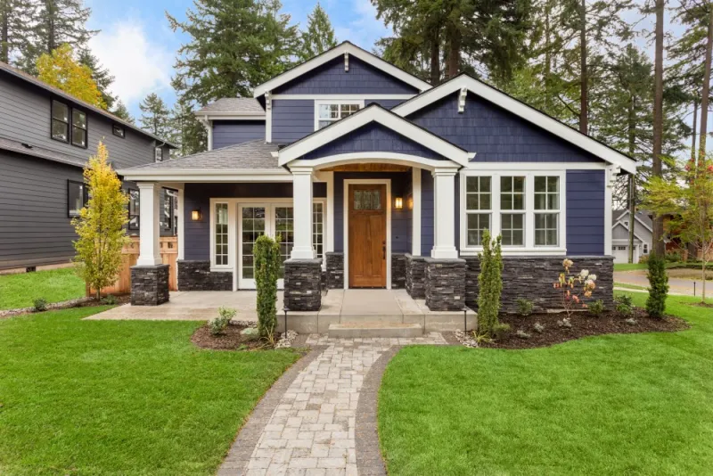Blue house
