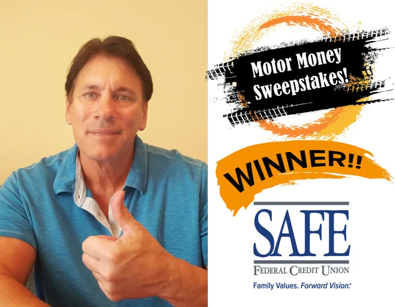 Gregory Small, SAFE Motor Money Winner