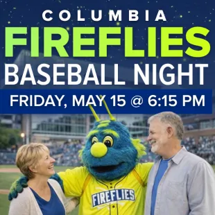 Baseball night with the columbia Fireflies